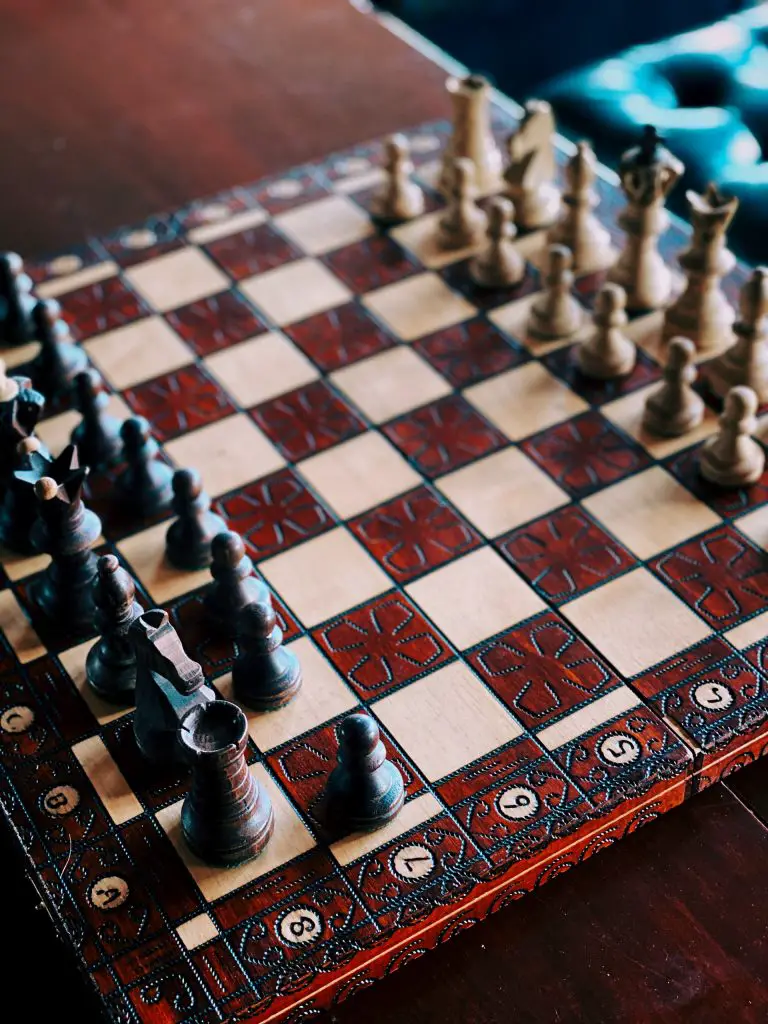 What is the first move while playing chess