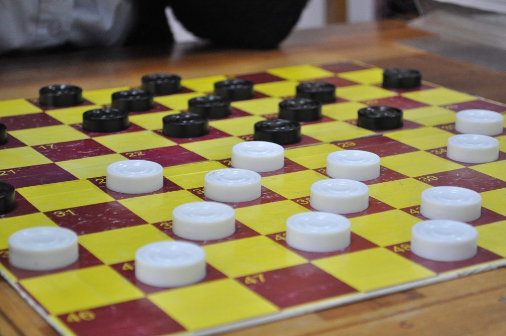 Is a chess board the same as a checkers board?